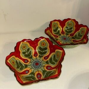 Pier 1 Imports  serving bowl, Carynthum Ceramic Bowls-2